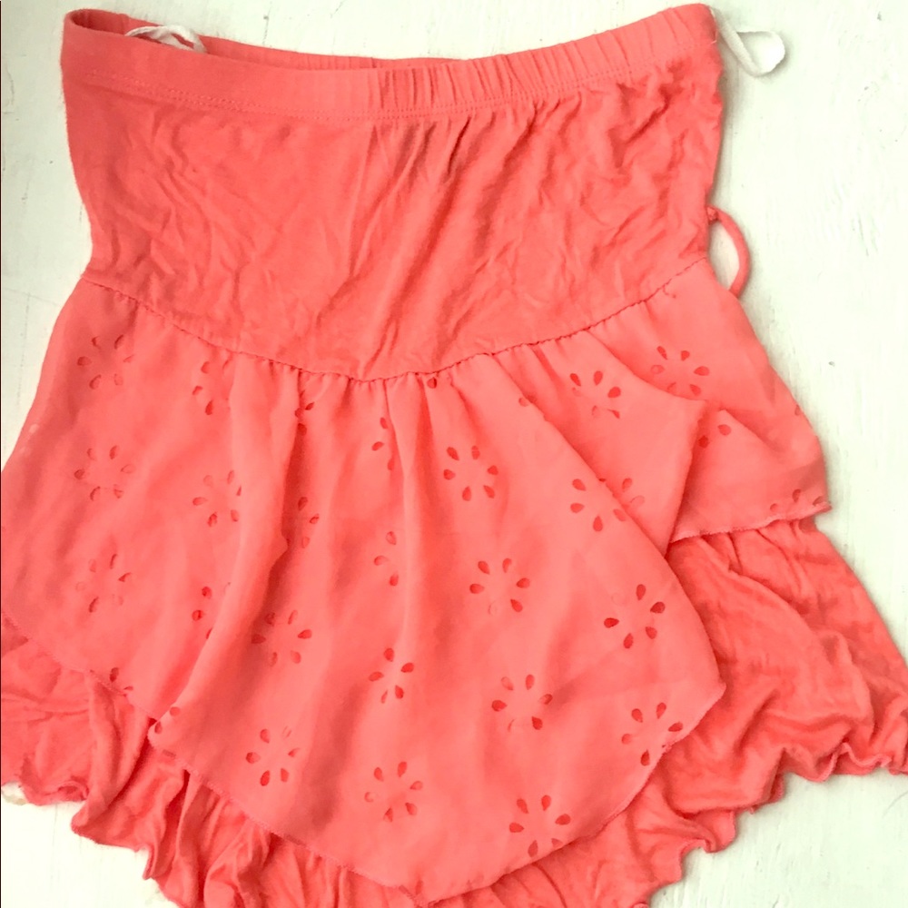 Strapless shirt
